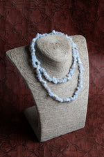 Sertifikalı Naturel Kesim Akuamarin Taşı Kolye