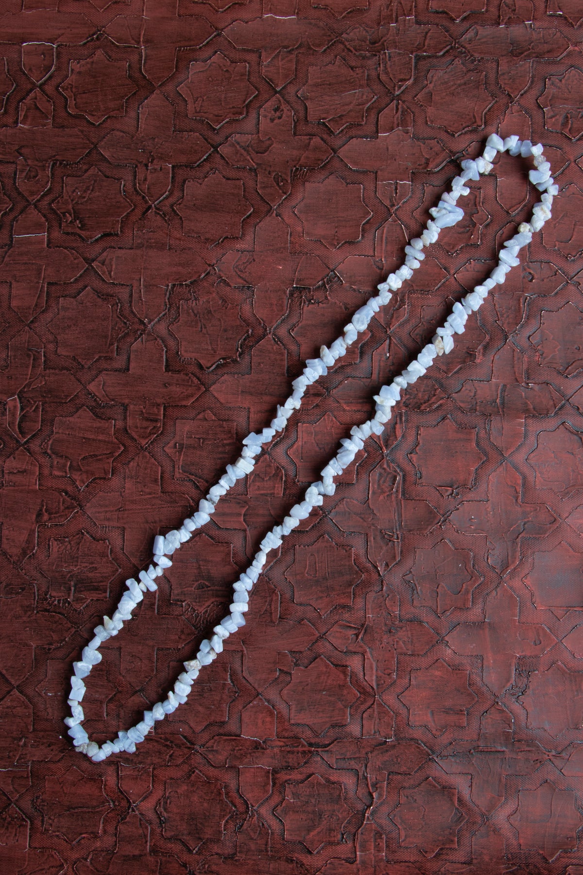 Sertifikalı Naturel Kesim Akuamarin Taşı Kolye