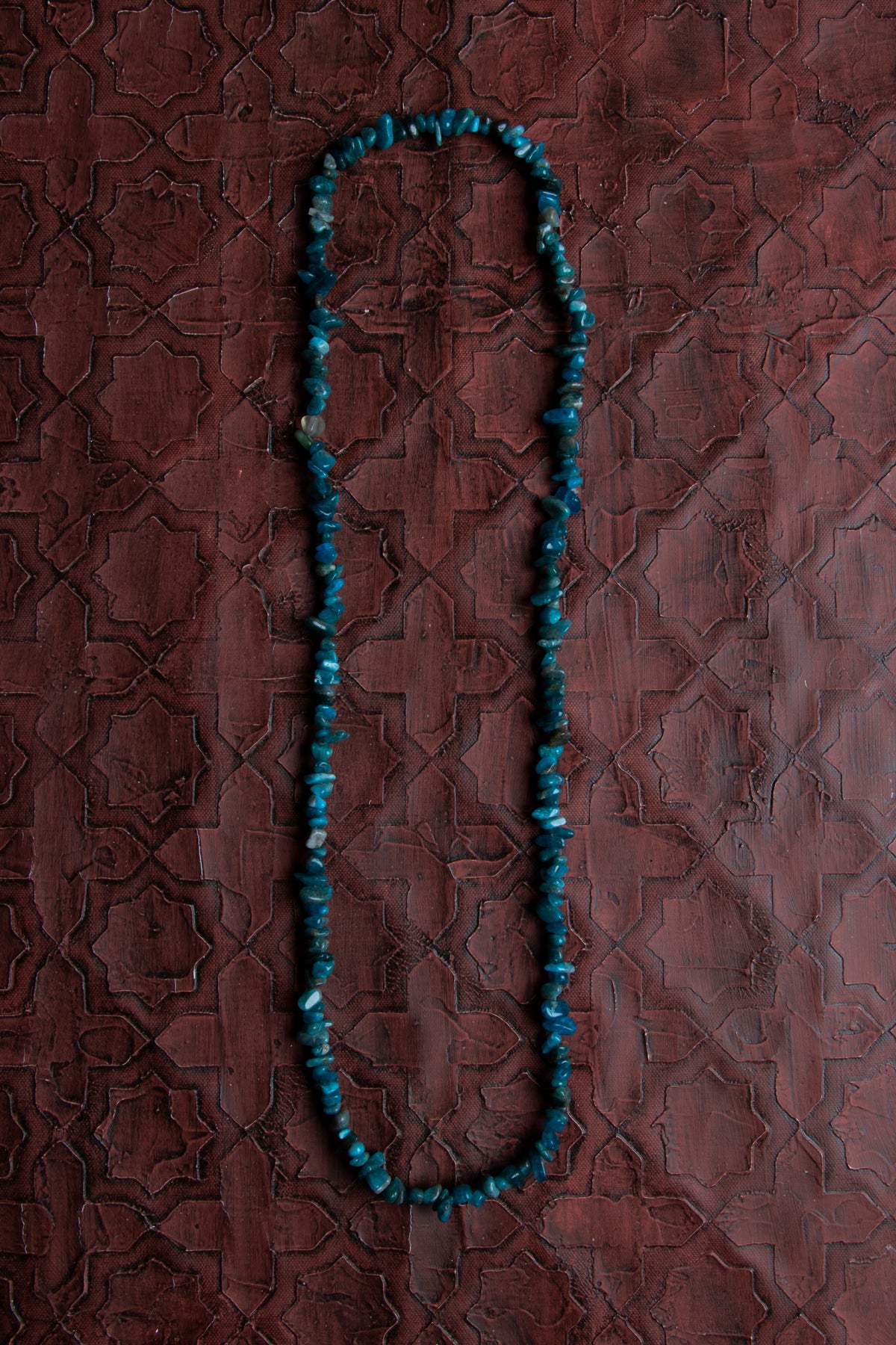 Sertifikalı Naturel Kesim Apatit Taşı Kolye