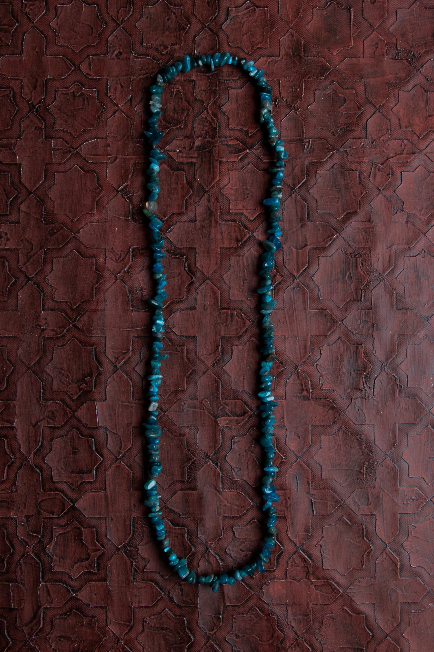 Sertifikalı Naturel Kesim Apatit Taşı Kolye