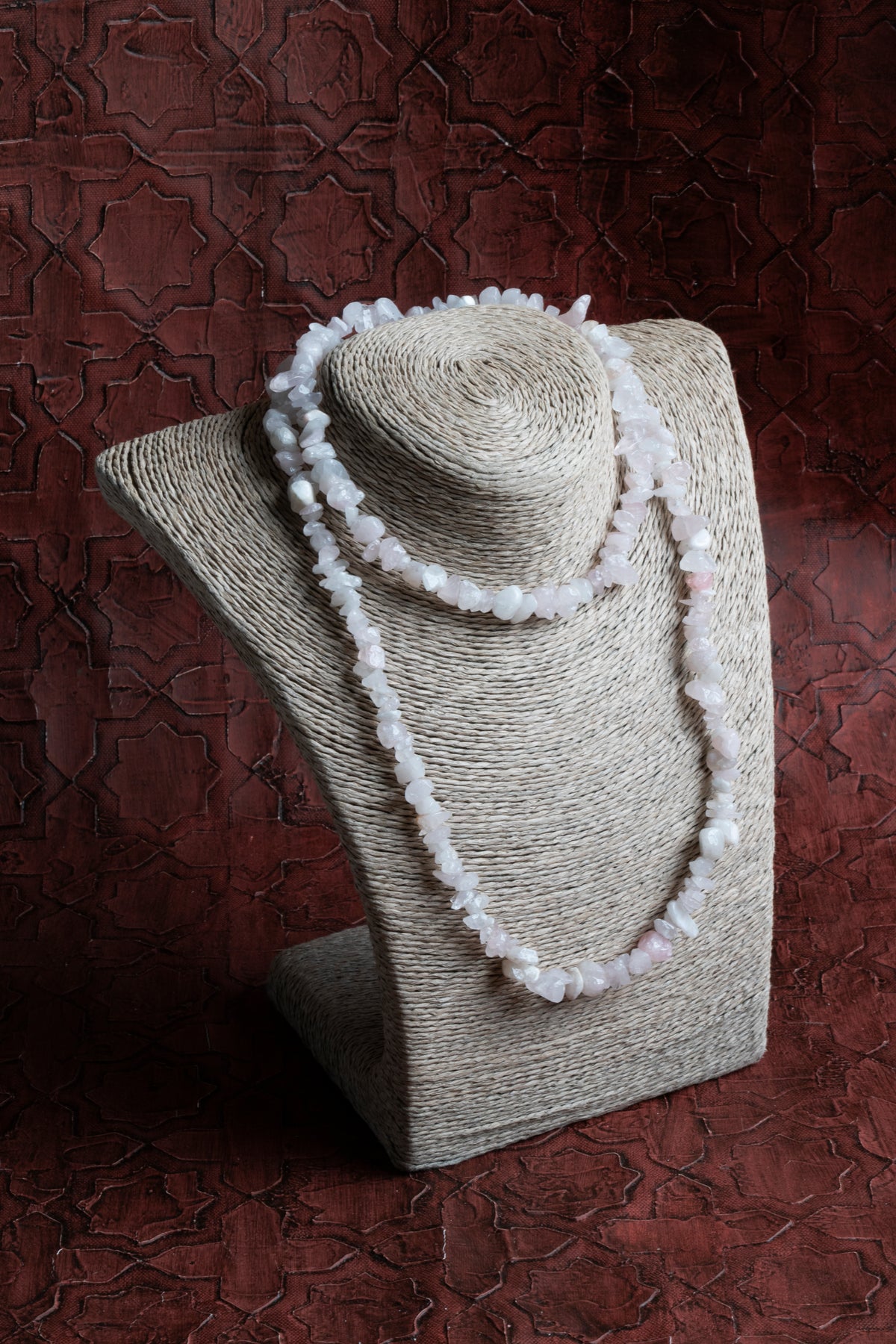 Sertifikalı Naturel Kesim Ay Taşı Kolye