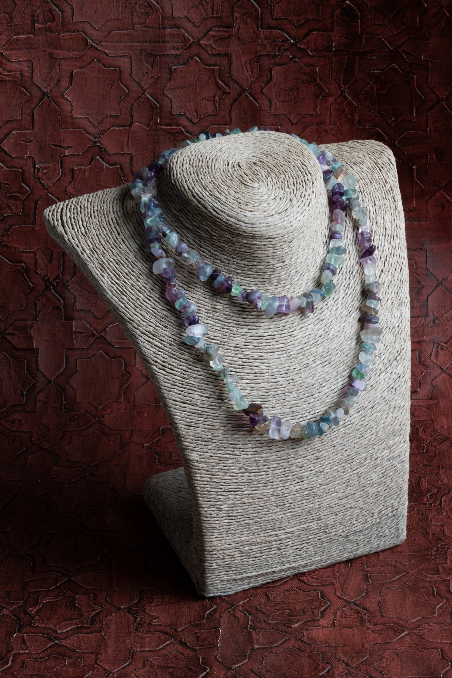 Sertifikalı Naturel Kesim Florit Kolye