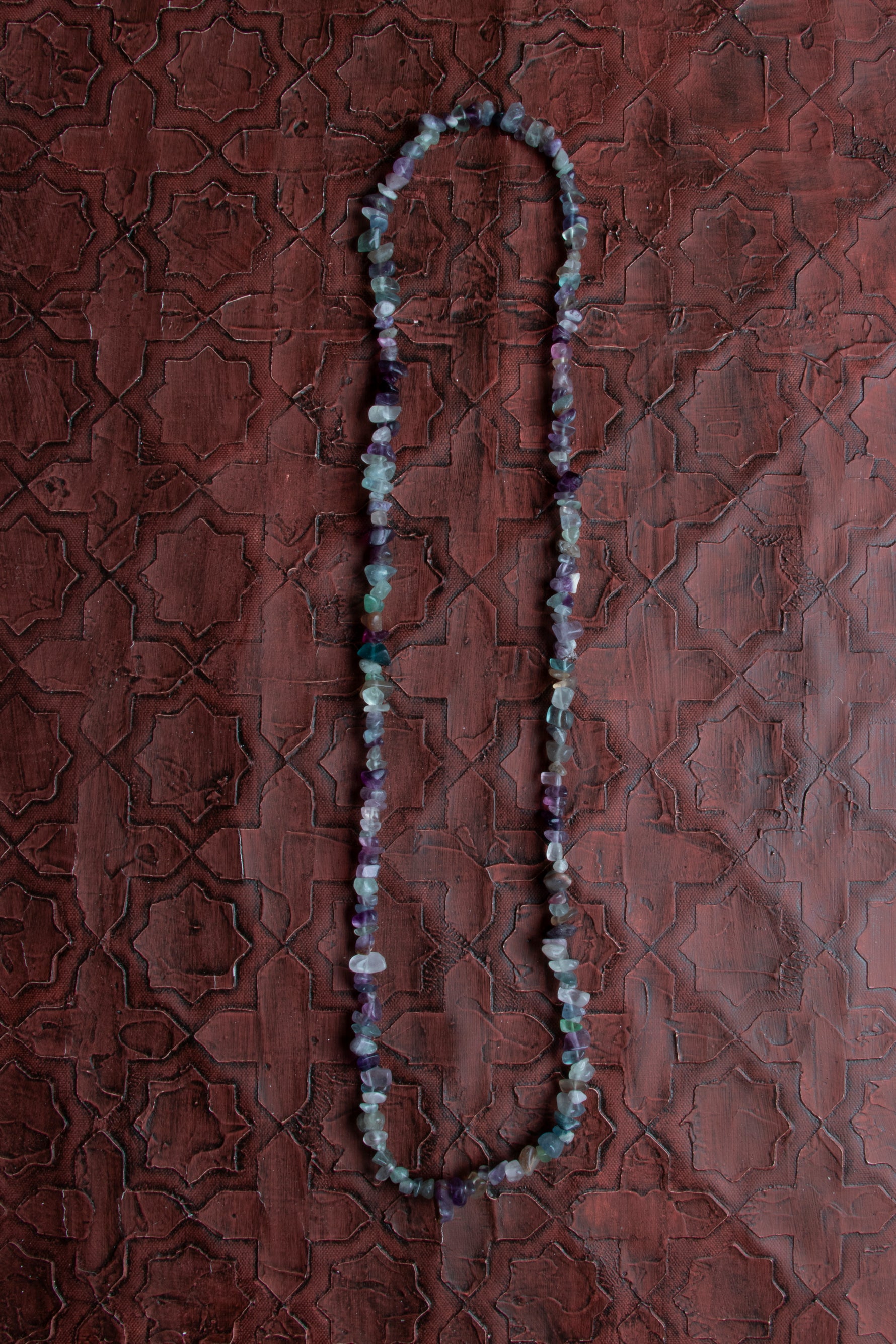 Sertifikalı Naturel Kesim Florit Kolye