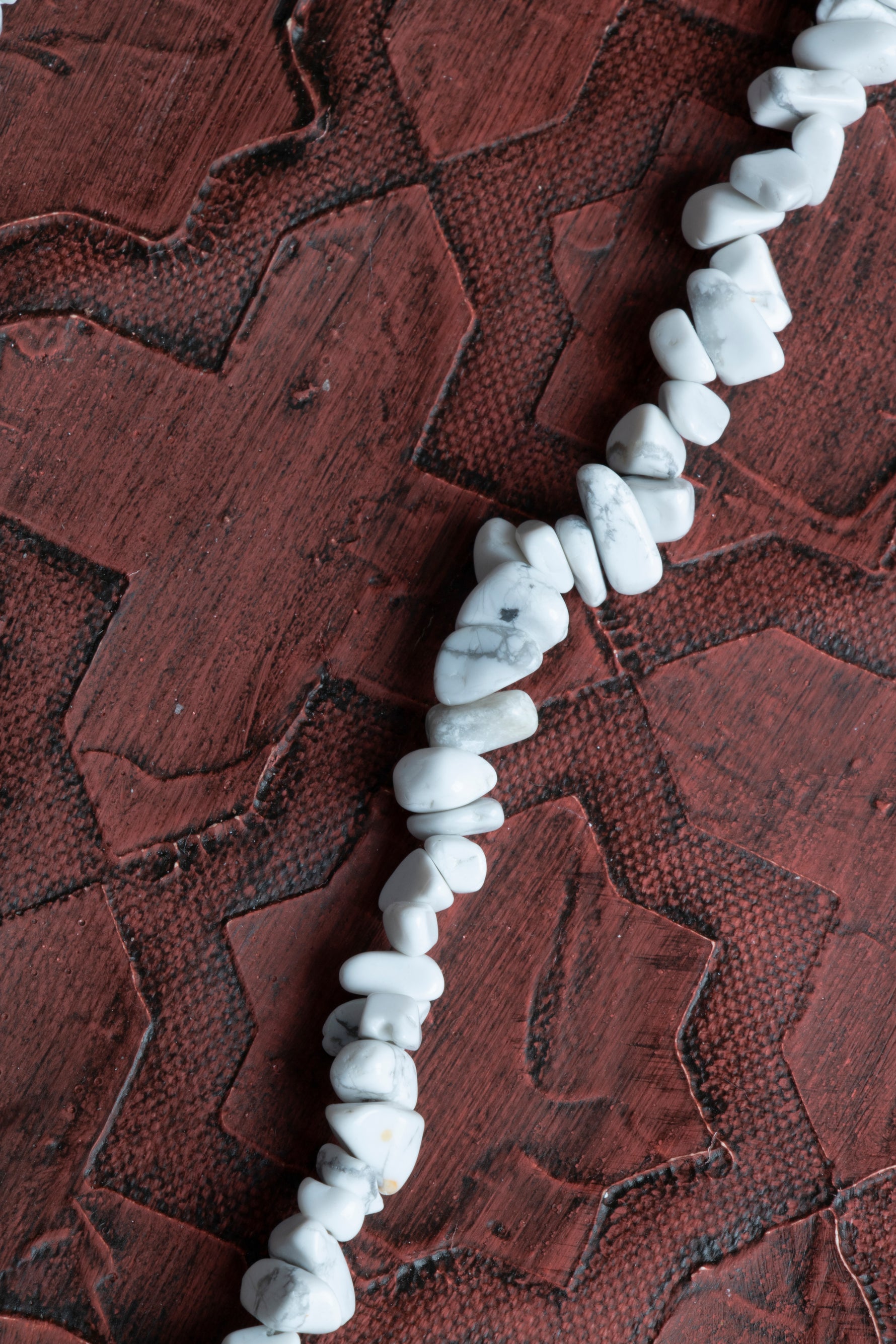 Sertifikalı Naturel Kesim Havlit Taşı Kolye