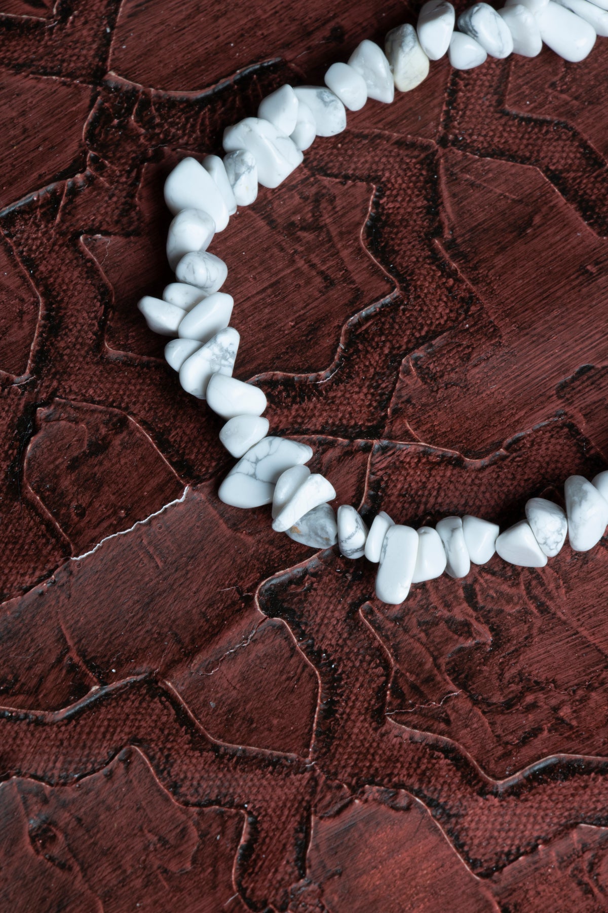 Sertifikalı Naturel Kesim Havlit Taşı Kolye