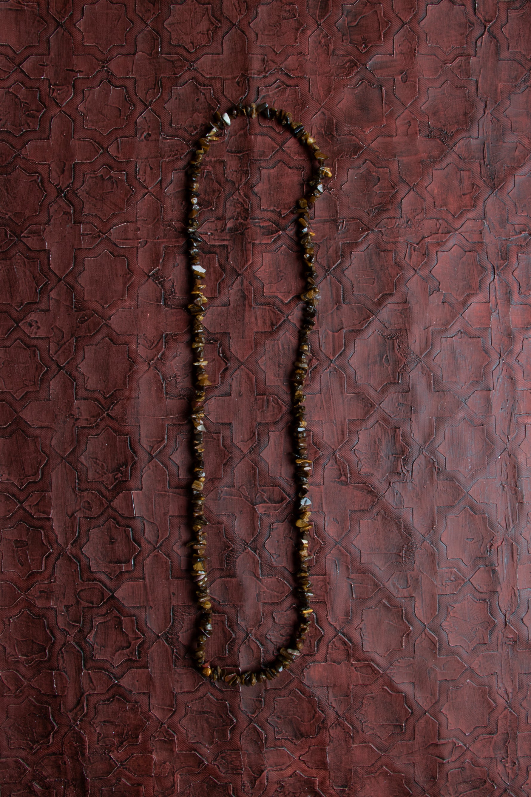 Sertifikalı Naturel Kesim Kaplan Gözü Kolye