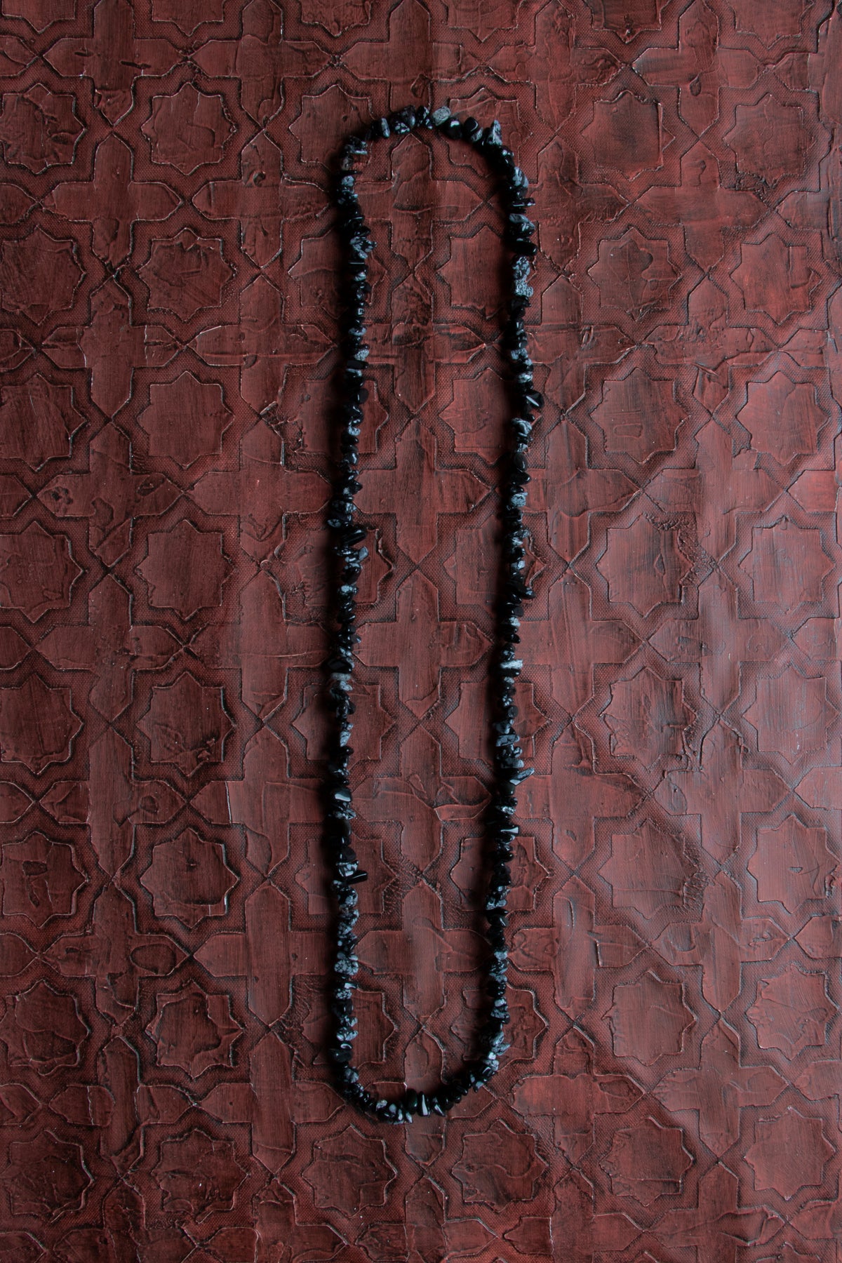 Sertifikalı Naturel Kesim Obsidyen Taşı Kolye