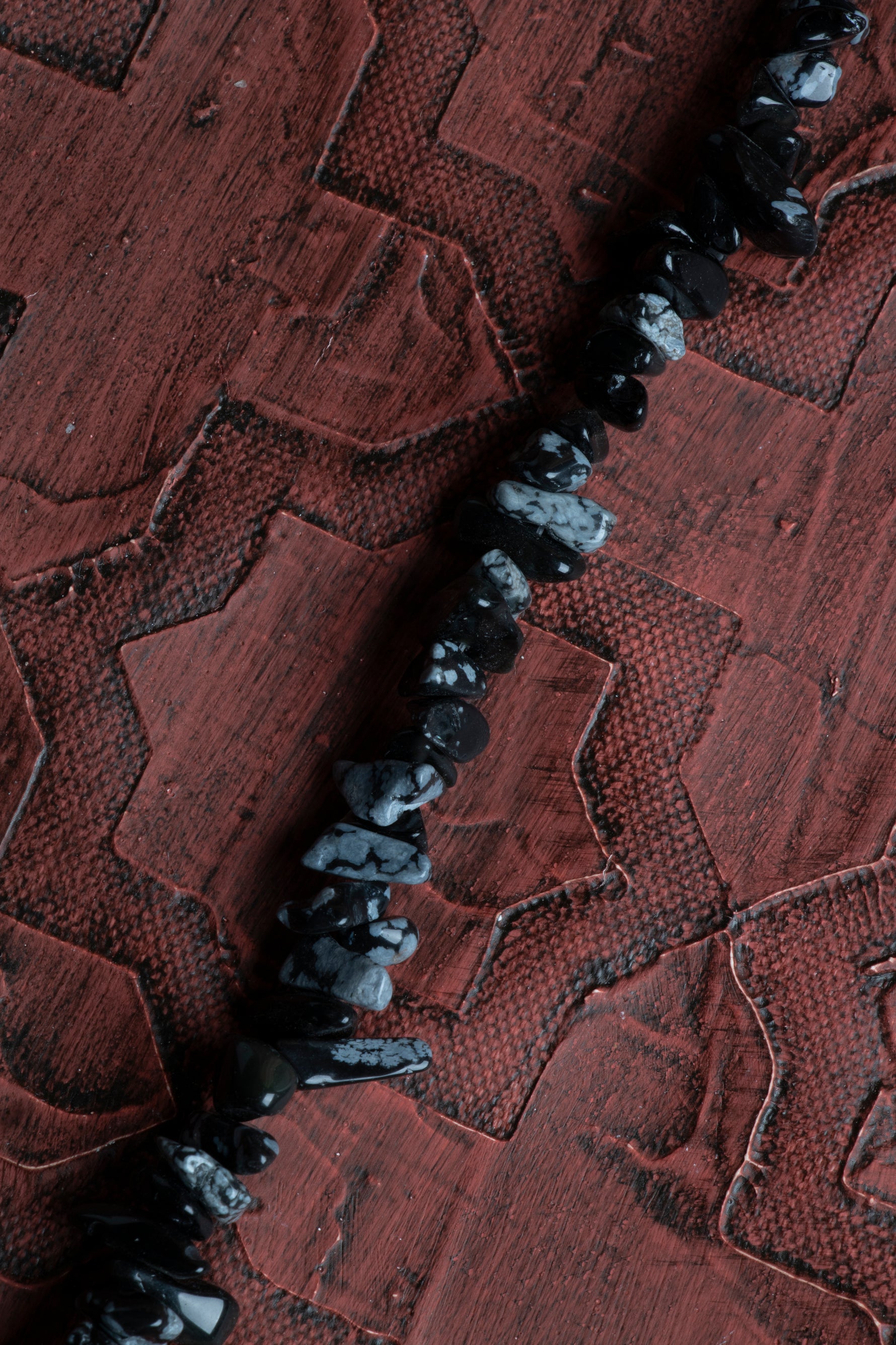 Sertifikalı Naturel Kesim Obsidyen Taşı Kolye