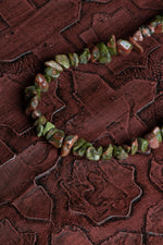 Sertifikalı Naturel Kesim Unakit Taşı Kolye