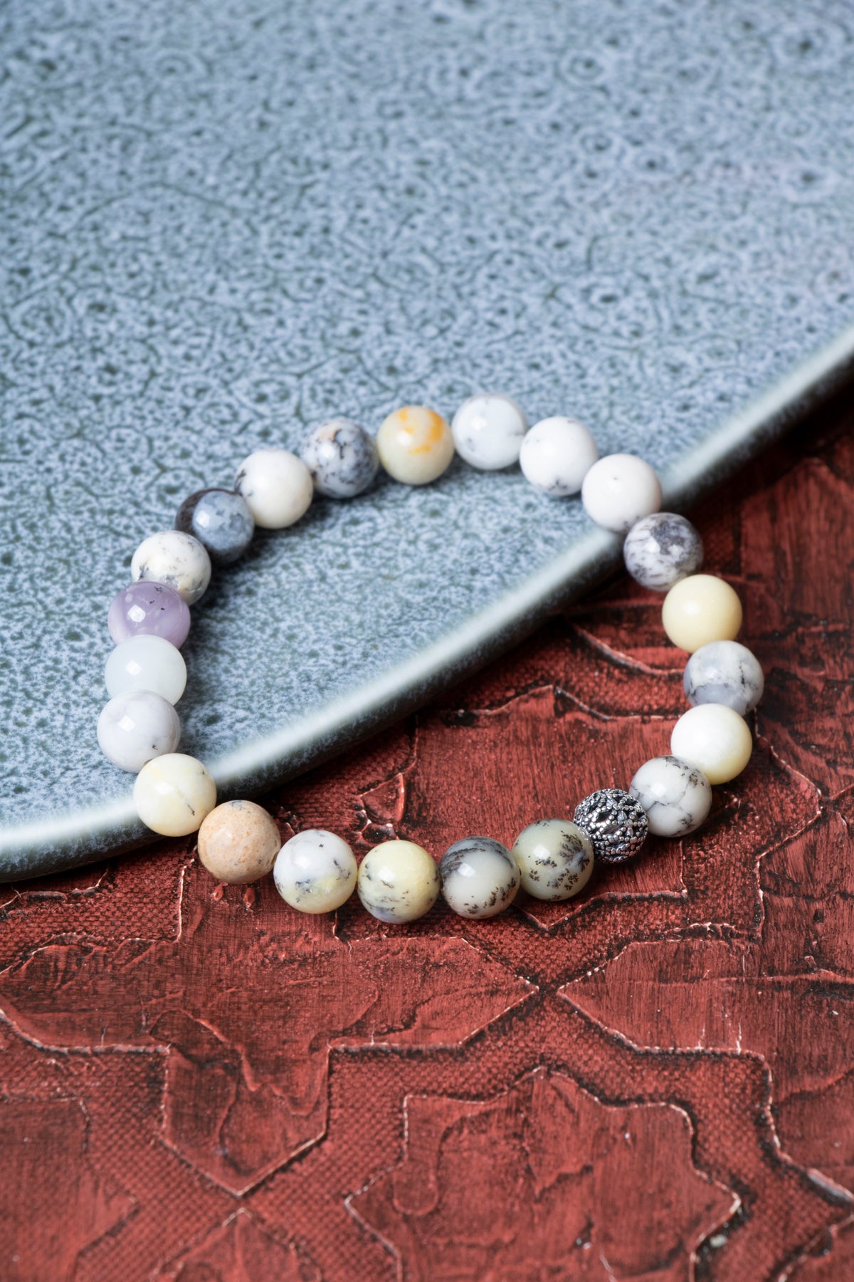 Sertifikalı Opal Gümüş Aparat Bileklik