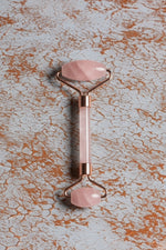 Sertifikalı Pembe Kuvars Face Roller Doğaş Taş