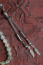 Sertifikalı Prehneit Metal Püskül İmameli Tesbih