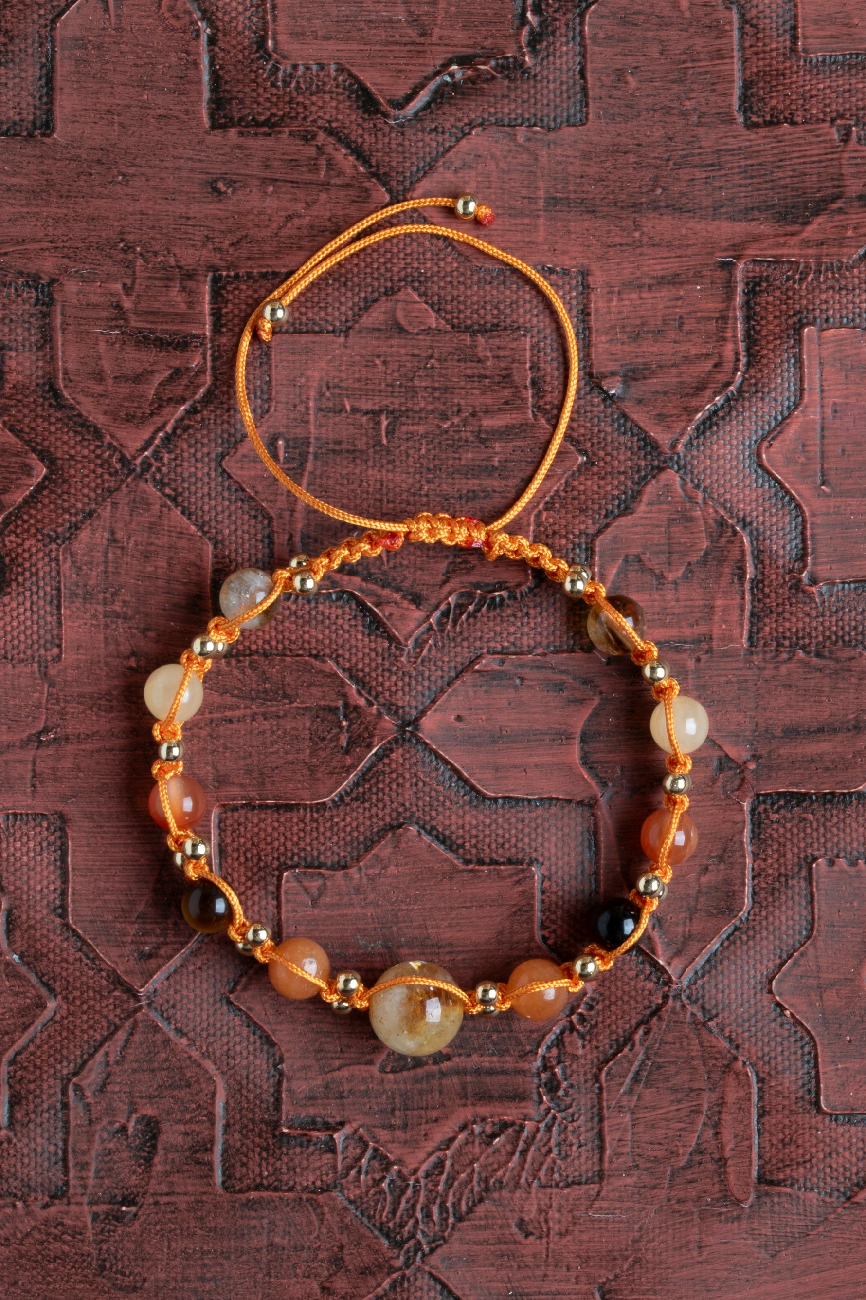 Sertifikalı Sakral Çakra Dengeleyici Doğal Taş Bileklik