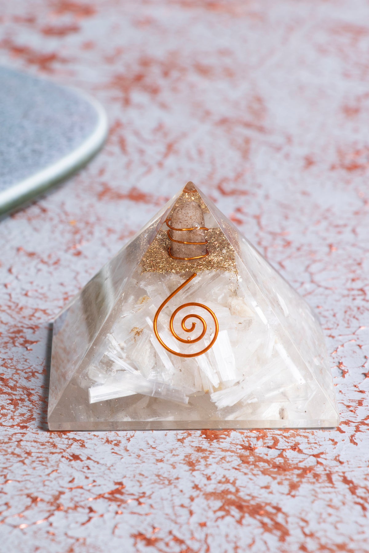 Sertifikalı Selenit Piramit