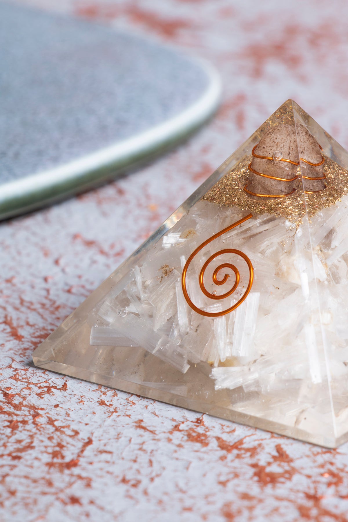 Sertifikalı Selenit Piramit