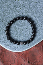 Sertifikalı Siyah Turmalin Gümüş Bileklik