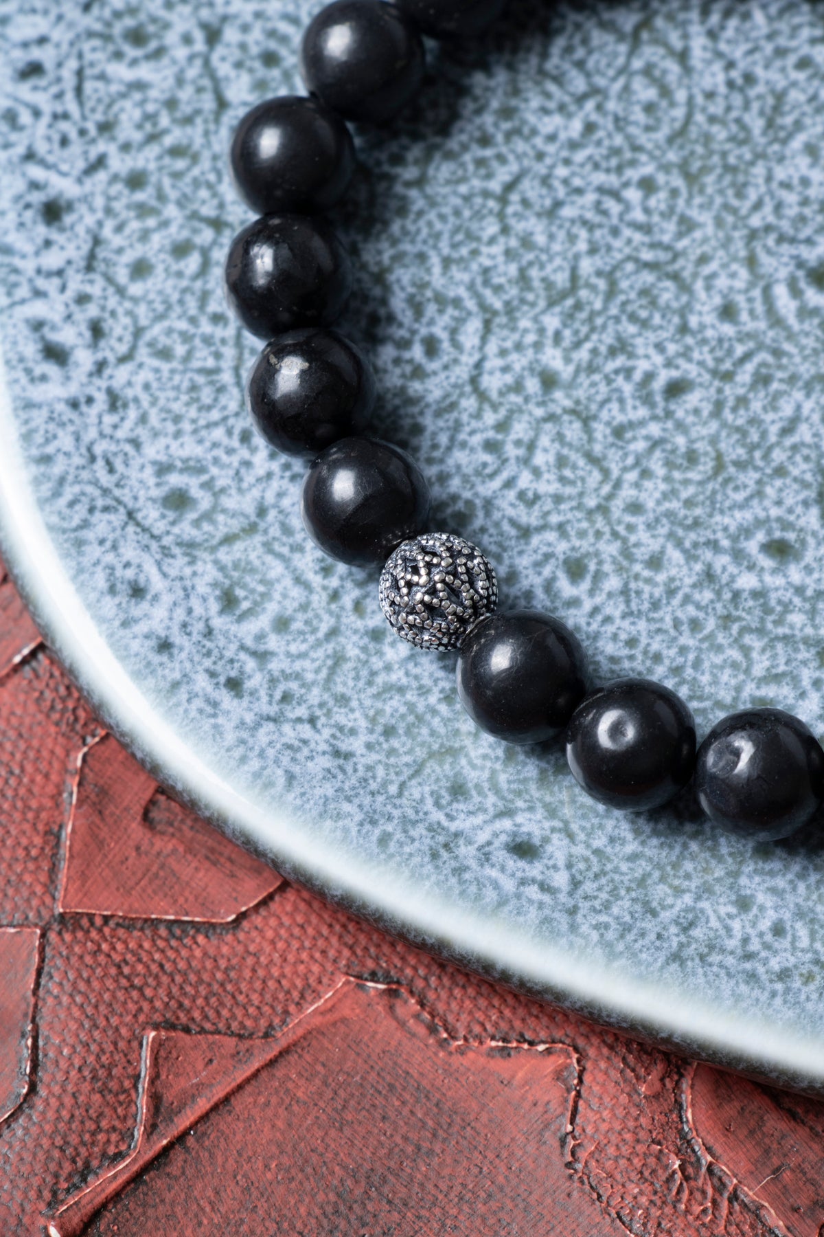 Sertifikalı Siyah Turmalin Gümüş Bileklik