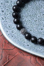 Sertifikalı Siyah Turmalin Gümüş Bileklik