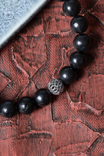 Sertifikalı Siyah Turmalin Gümüş Bileklik