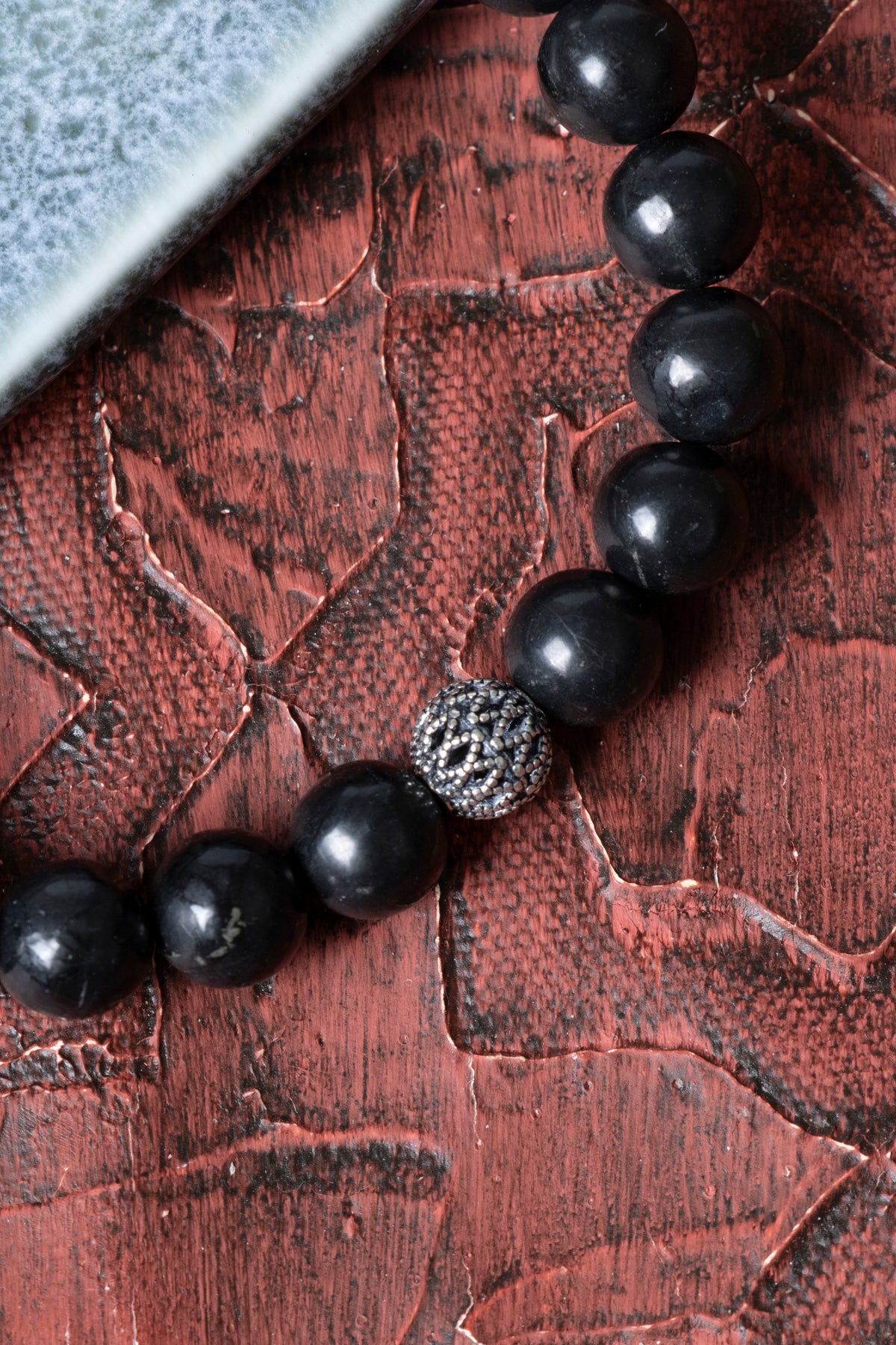 Sertifikalı Siyah Turmalin Gümüş Bileklik