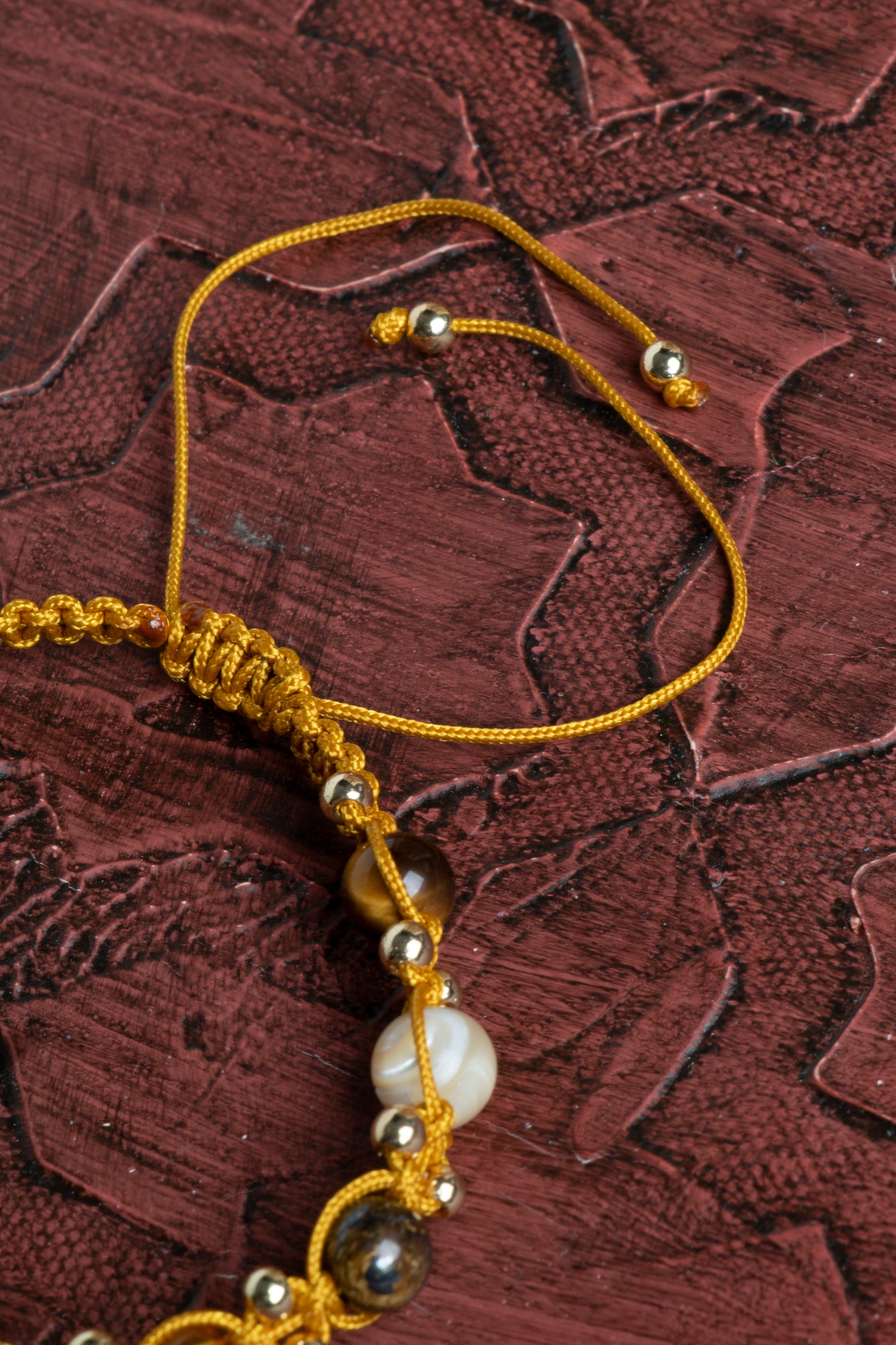 Sertifikalı Solar Pleksus Çakrası Kaplan Gözü Aytaşı Bileklik