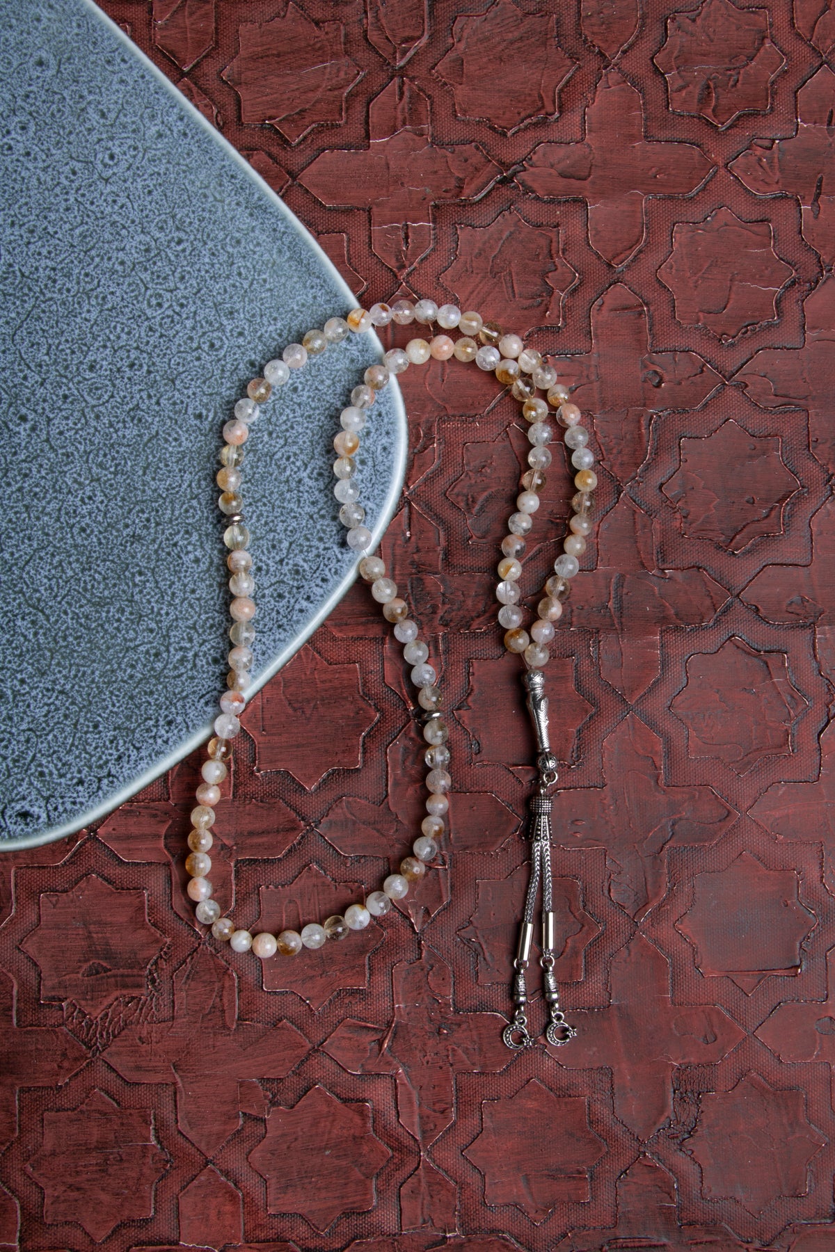 Sertifikalı Strin Metal İmameli Püskül Tesbih