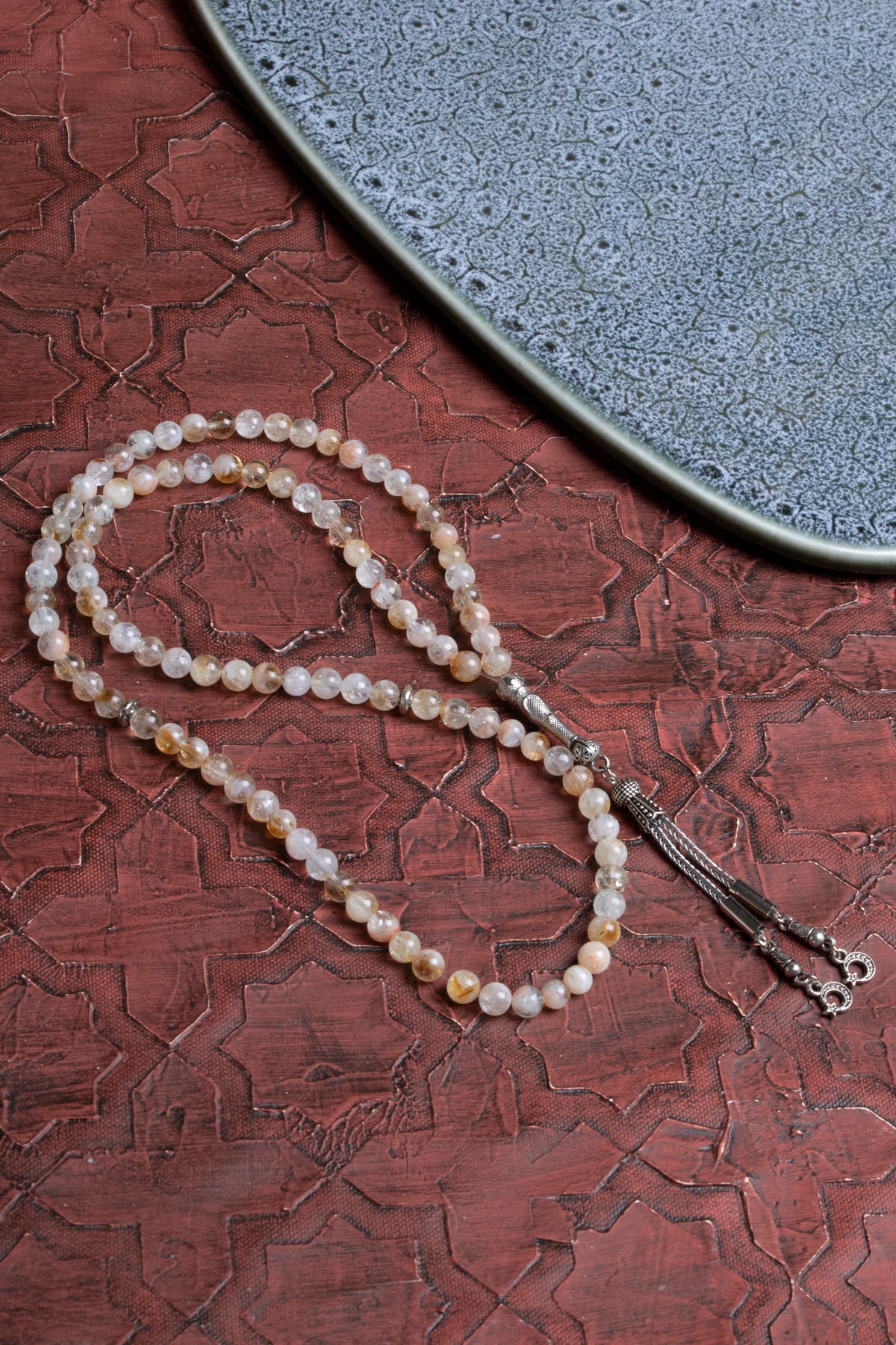 Sertifikalı Strin Metal İmameli Püskül Tesbih