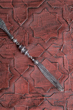 Sertifikalı Turmalin 925 Ayar Gümüş 8 mm İmameli Tesbih &amp; Bileklik Seti