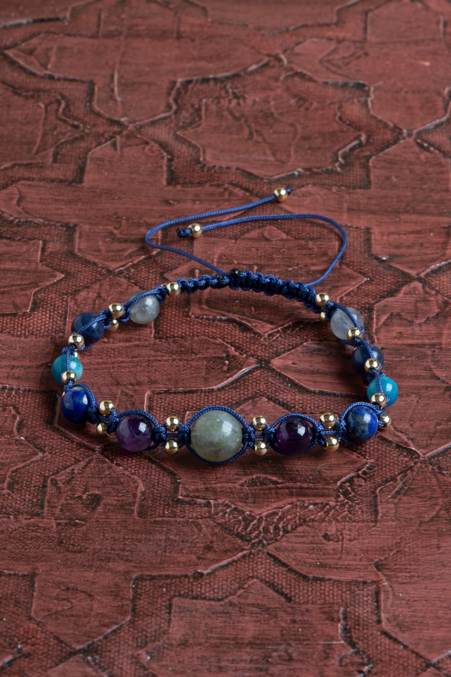 Sertifikalı Üçüncü Göz Çakrası Dengeleyici Doğal Taş Bileklik