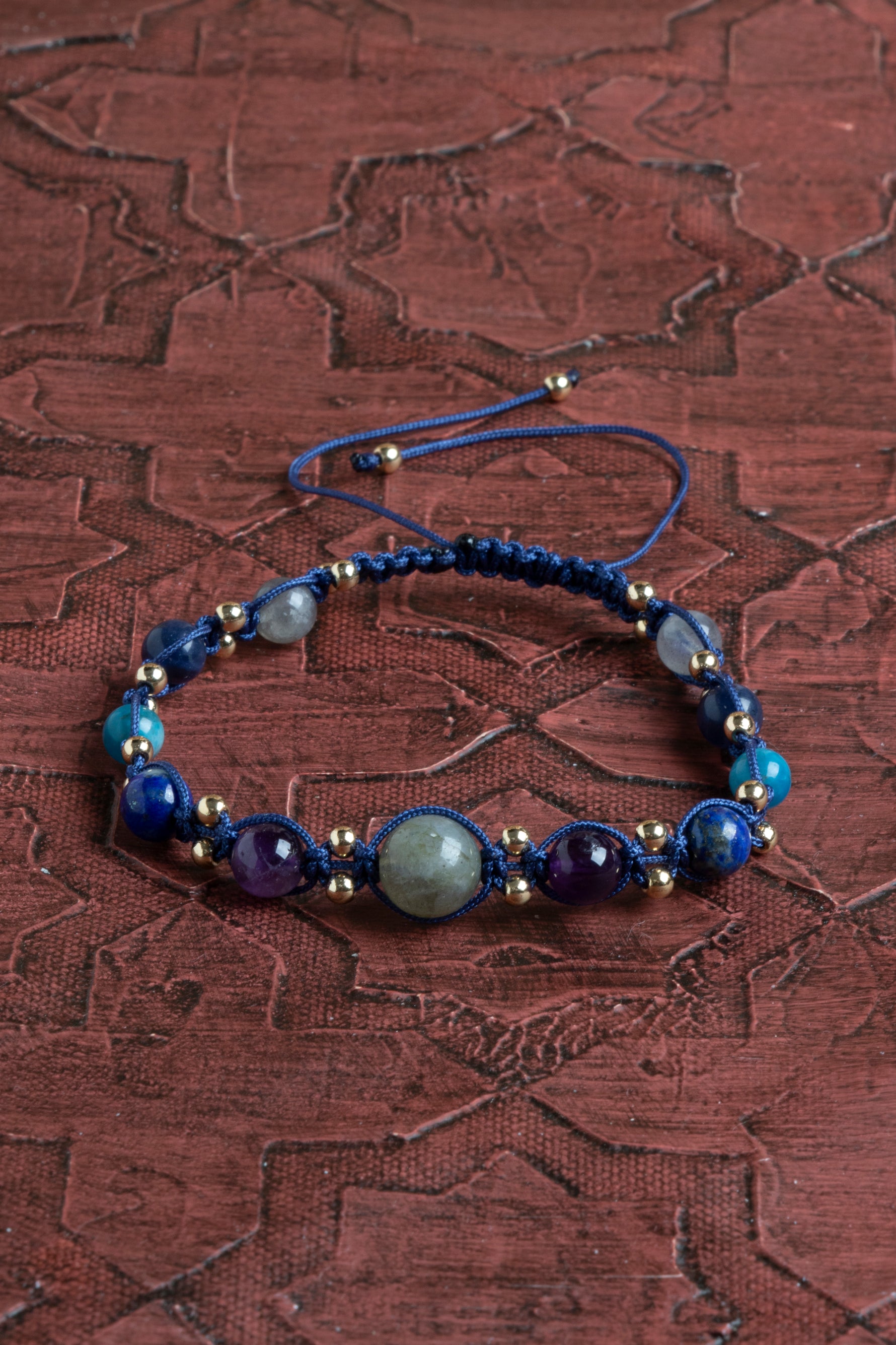 Sertifikalı Üçüncü Göz Çakrası Dengeleyici Doğal Taş Bileklik