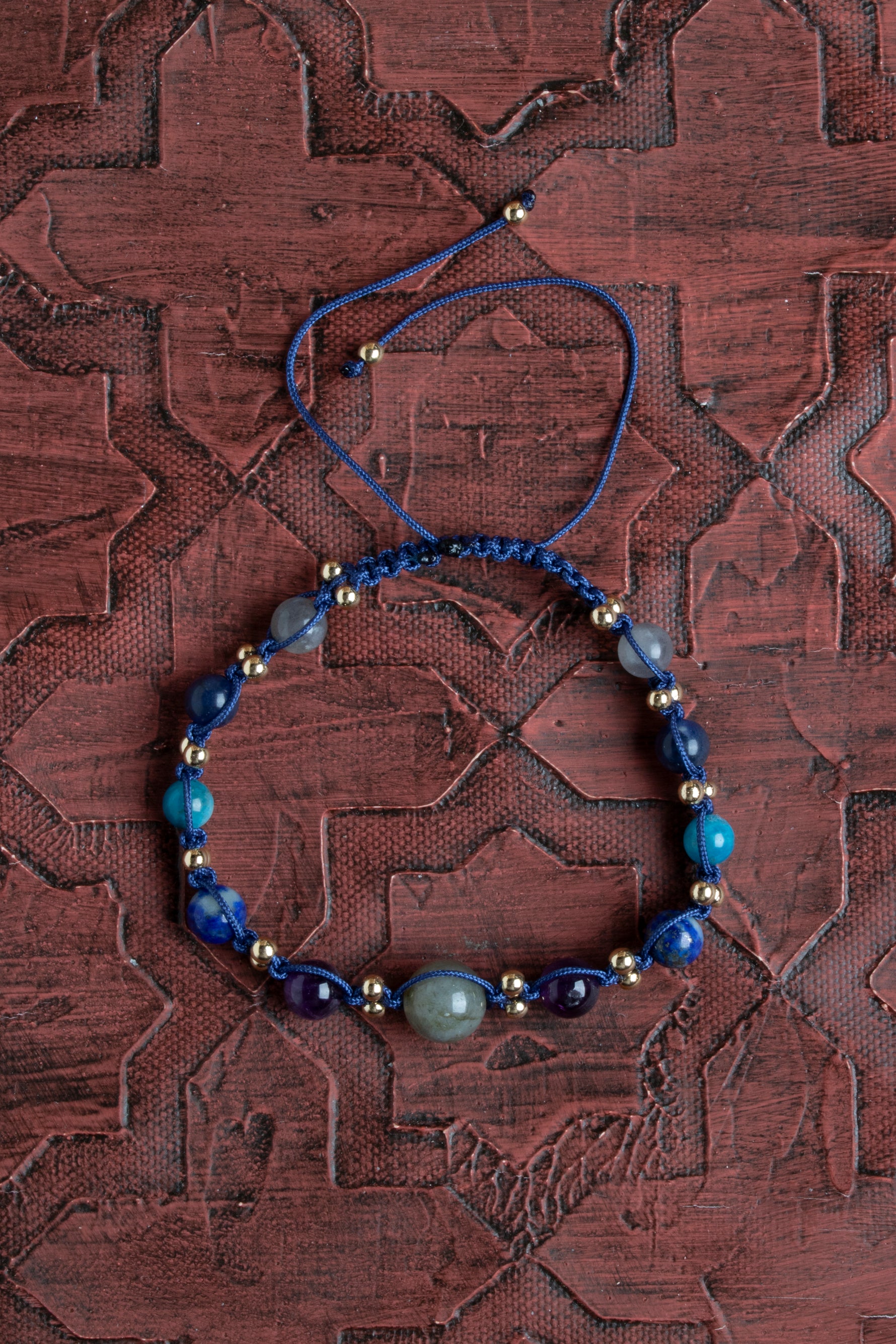 Sertifikalı Üçüncü Göz Çakrası Dengeleyici Doğal Taş Bileklik