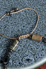 Sertifikalı Unakit hematit Zirkon Aparat Makrome Bileklik