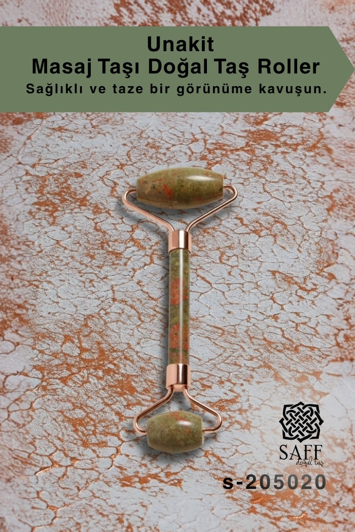Sertifikalı Unakit Masaj Taşı Doğal Taş Roller 205020