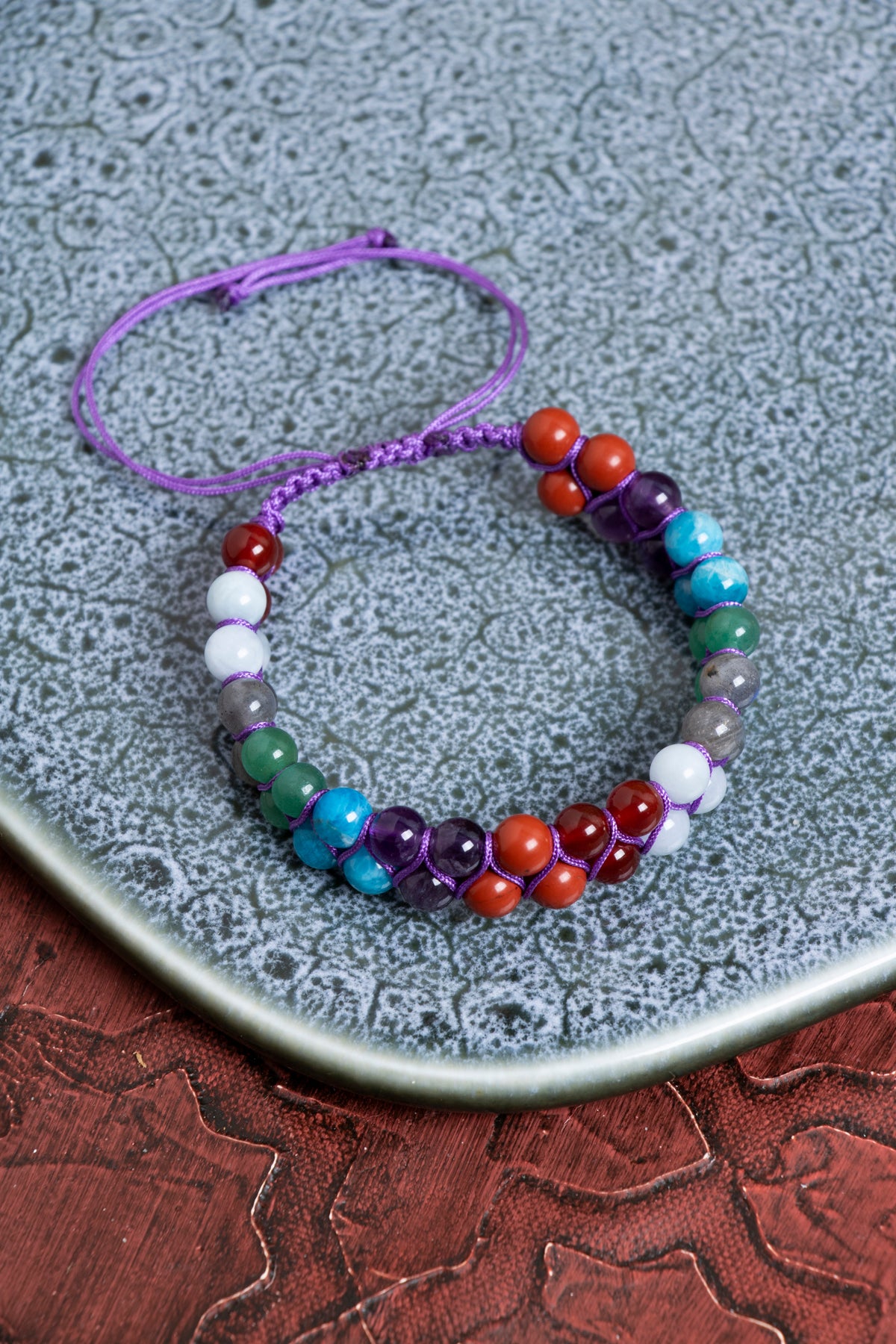 Sertifikalı Yay Burcu Doğal Taş Bileklik | Makrome Ayarlanabilir