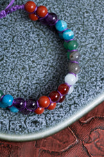 Sertifikalı Yay Burcu Doğal Taş Bileklik | Makrome Ayarlanabilir