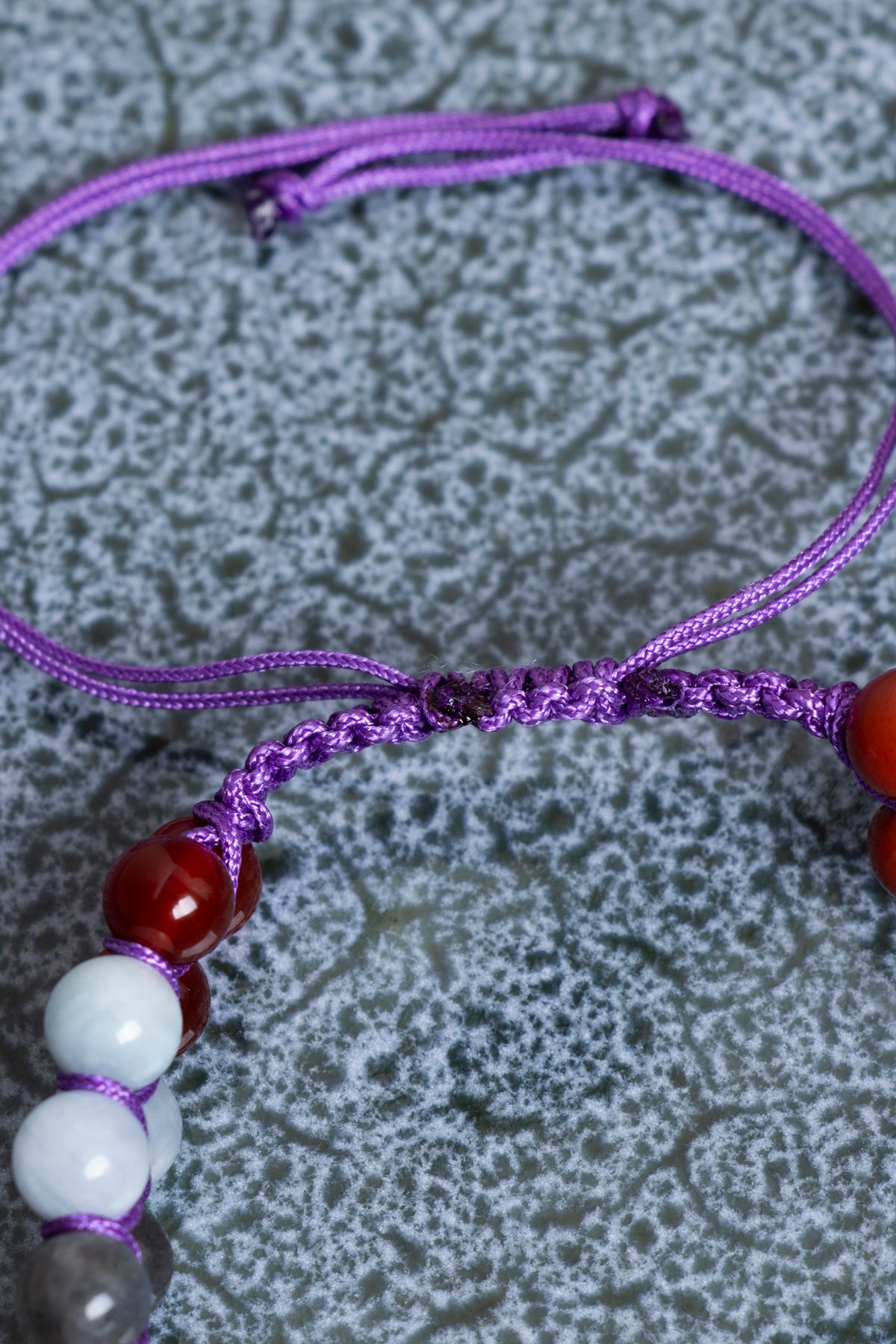 Sertifikalı Yay Burcu Doğal Taş Bileklik | Makrome Ayarlanabilir