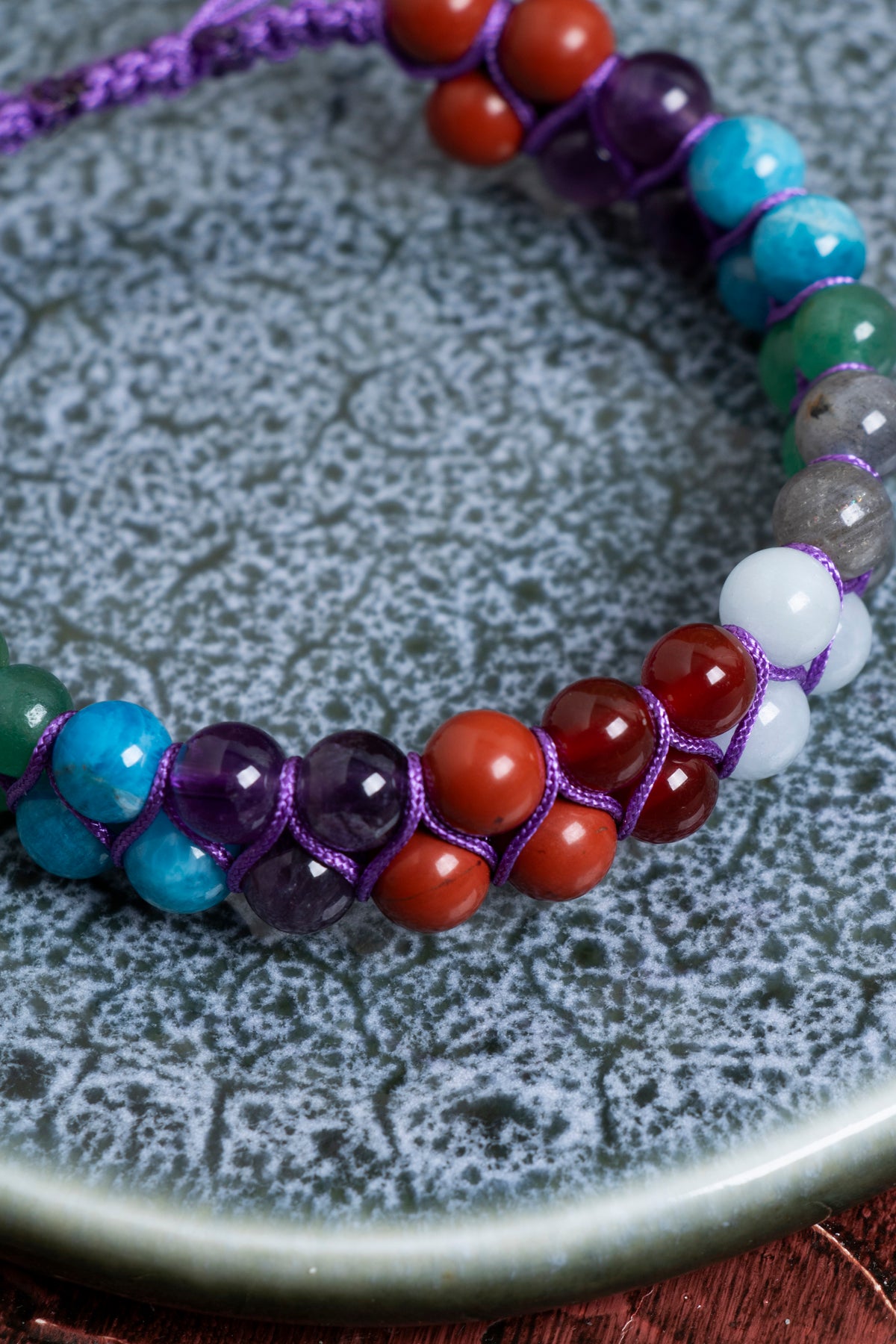 Sertifikalı Yay Burcu Doğal Taş Bileklik | Makrome Ayarlanabilir