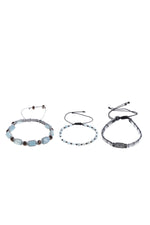 Sertifikalı Yeşim &amp; Hematit Set Bileklik