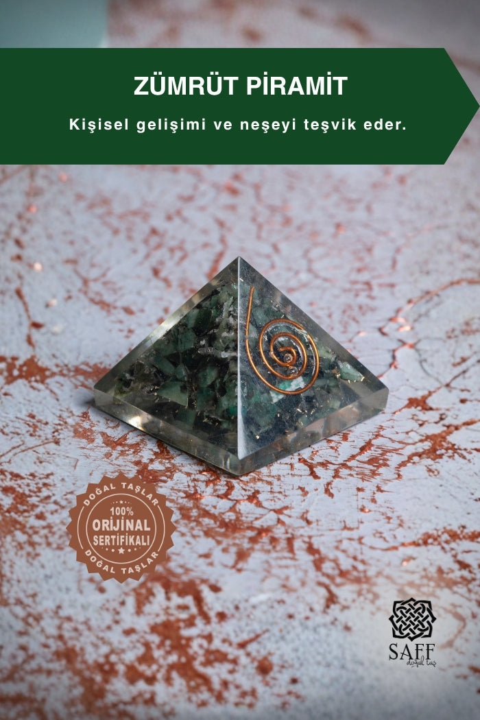 Sertifikalı Zümrüt Piramit