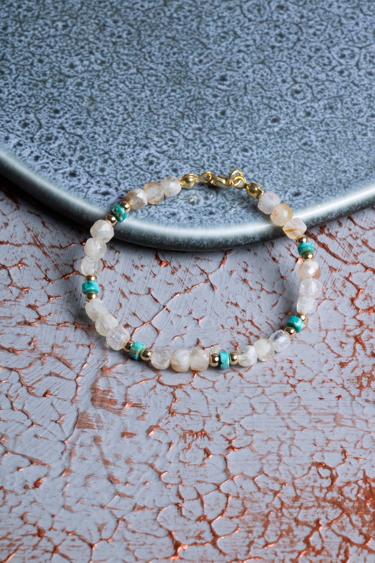 Sitrin &amp; Turkuaz Bileklik