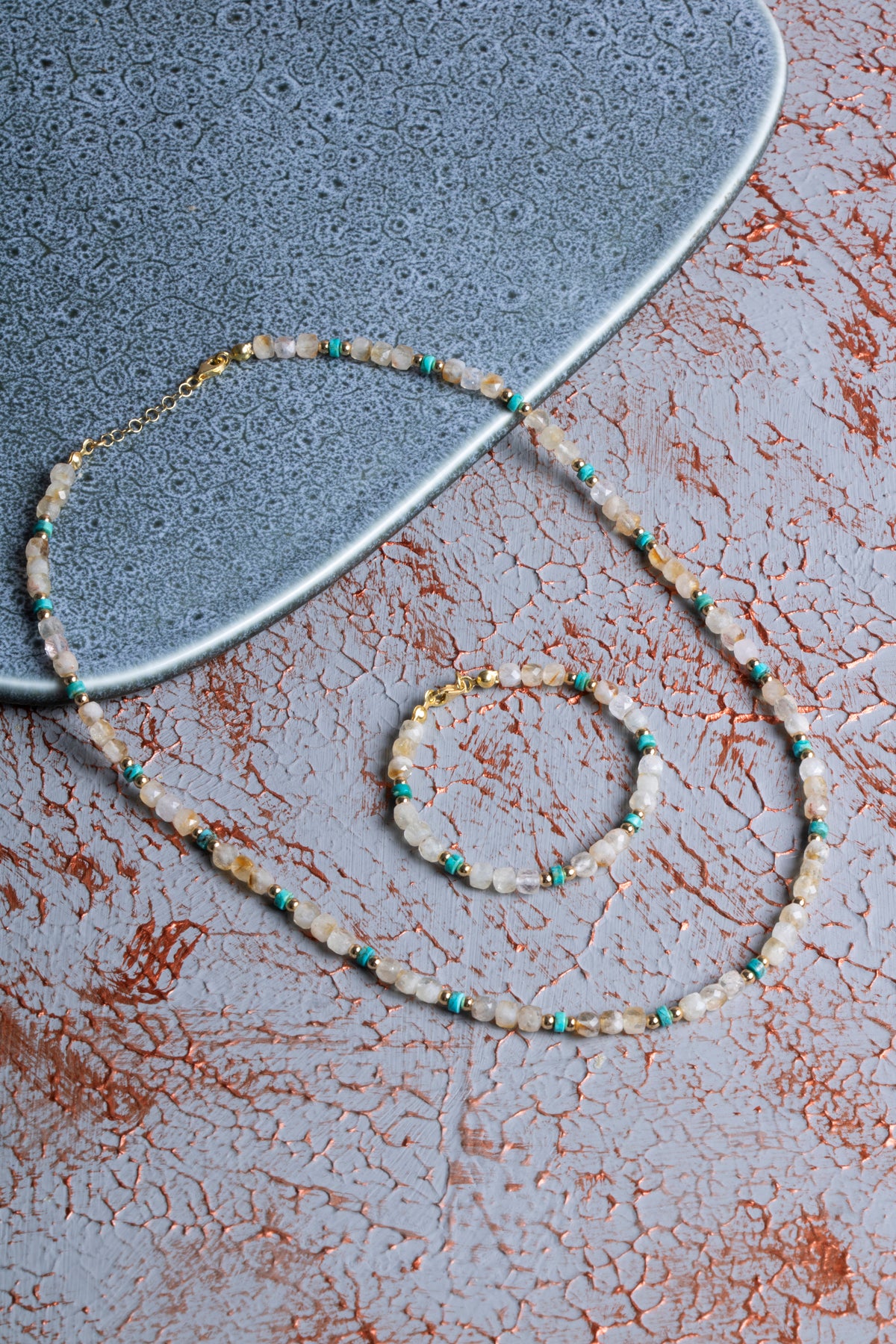 Sitrin &amp; Turkuaz Set