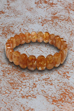 Sitrin Doğal Taş Geniş Kesim Bileklik 210157