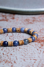 Sodalit &amp; Jasper Bileklik