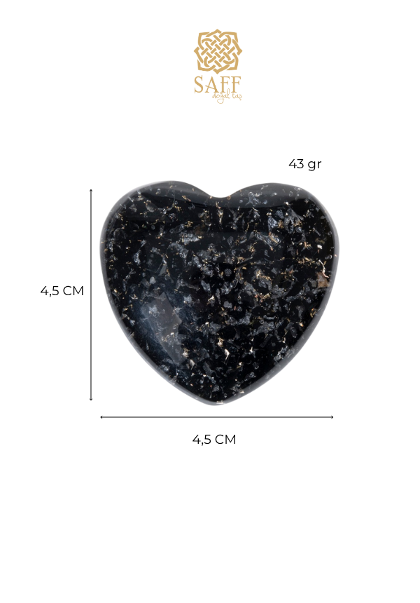 Şungit Kalp Obje