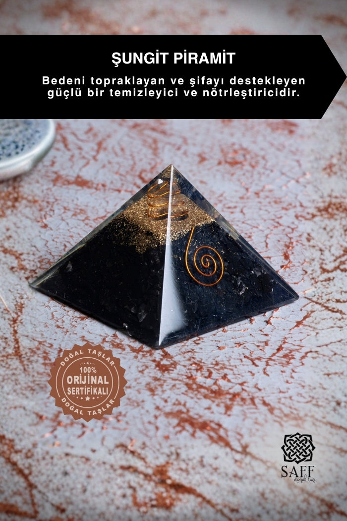 Şungit Piramit 2