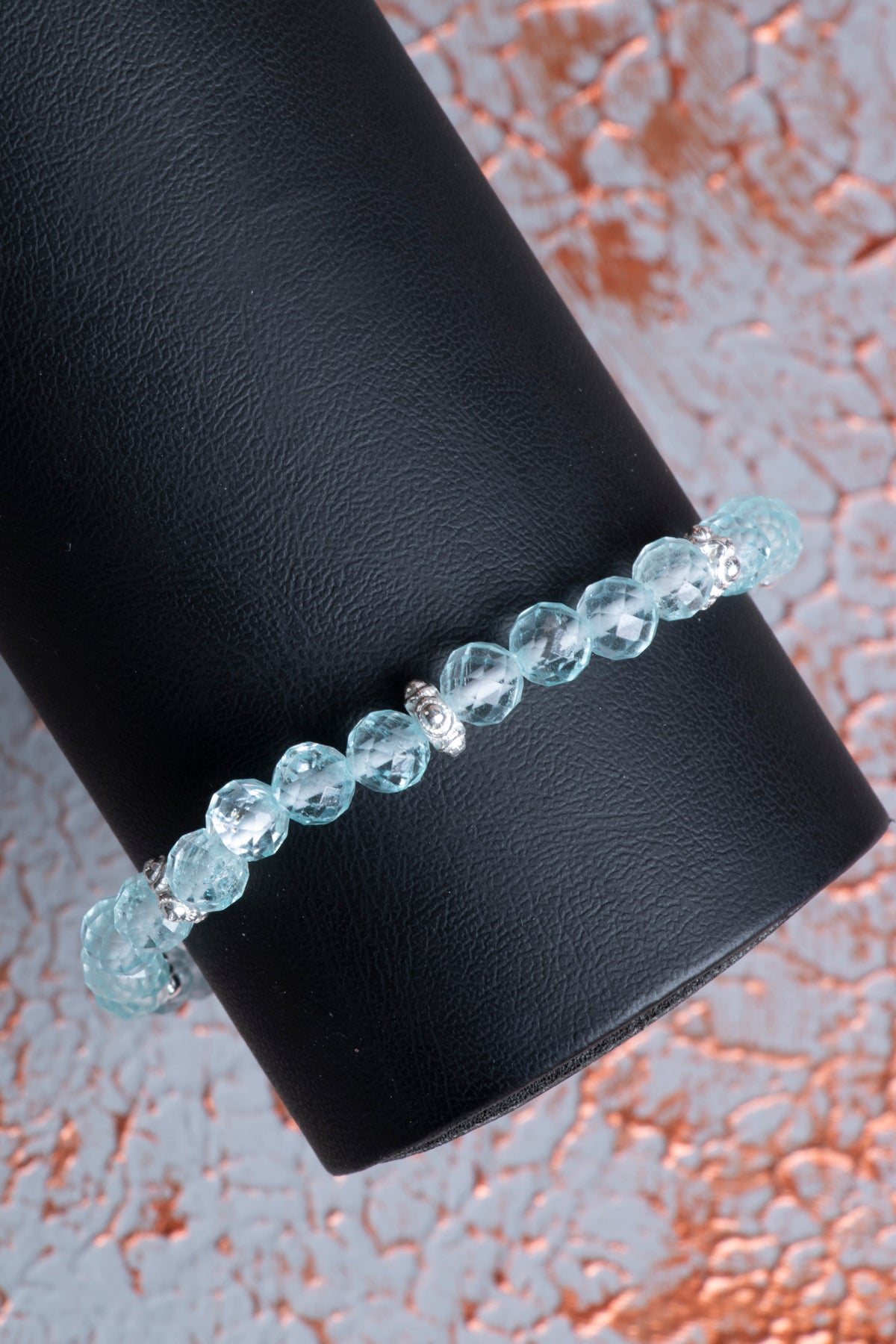 Topaz &amp; Gümüş Aparatlı Bileklik