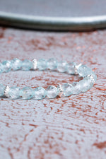 Topaz &amp; Gümüş Aparatlı Bileklik