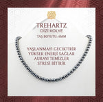 Trehartz 6 mm Dizi Doğal Taş Kolye