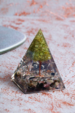 Turmalin &amp; Zebercet Ağaçlı Piramit