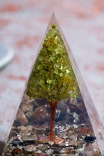 Turmalin &amp; Zebercet Ağaçlı Piramit